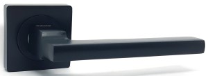 Ручка дверная KEDR R06 06-180 BLACK MAT ( чёрный матовый )